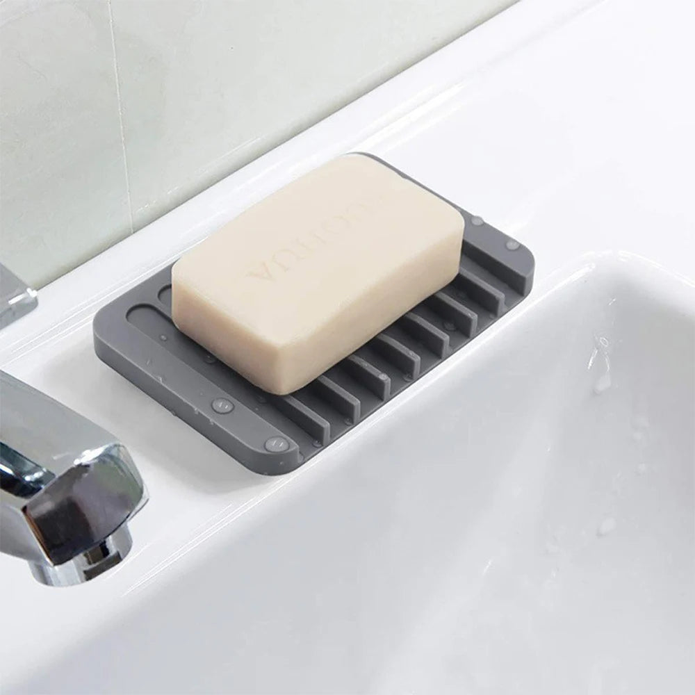 support savon auto drainant vert rose orange gris blanc surface grooved moderne rapide sec