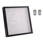 cadre photo mural classique ornementé adhésif figurines céramique fleurs artificielles photos doré blanc rouge