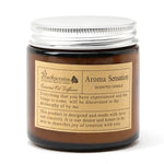 bougie parfumée marron clair scellée étiquette beige classique sans fumée 15h parfumée cadeau anniversaire