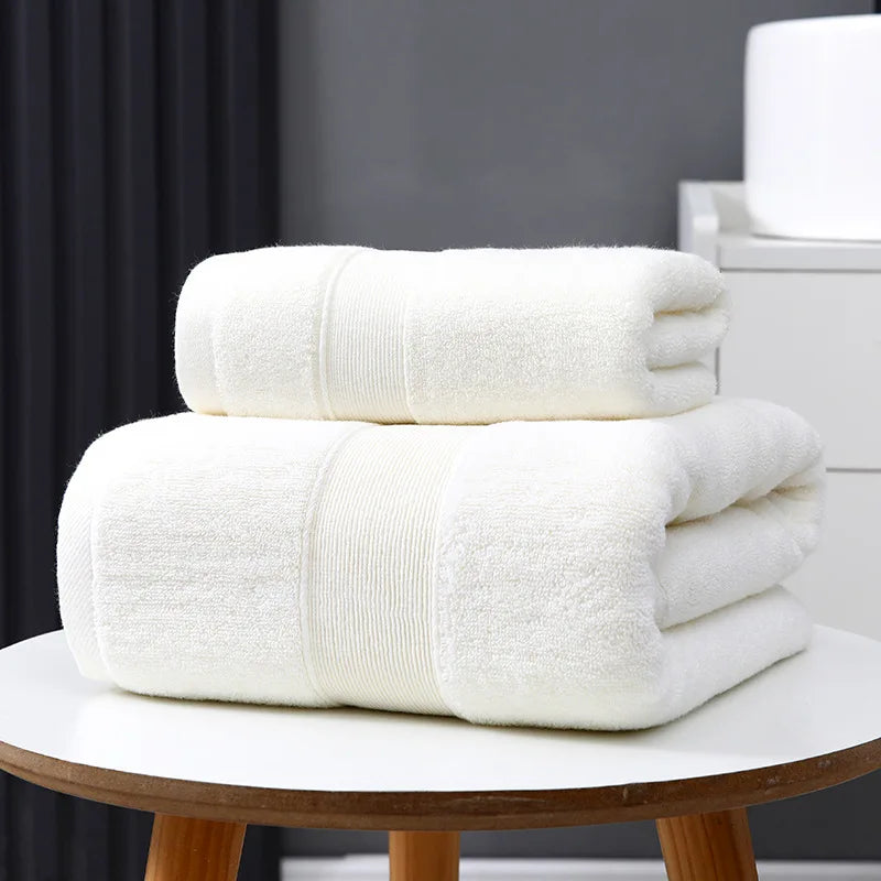 serviette bain coton rayures horizontales absorbante séchage rapide grande maison sport