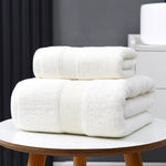serviette bain coton rayures horizontales absorbante séchage rapide grande maison sport