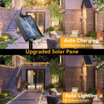 guirlande lumineuse solaire led blanc chaud moderne étanche patioextérieur camping decoration
