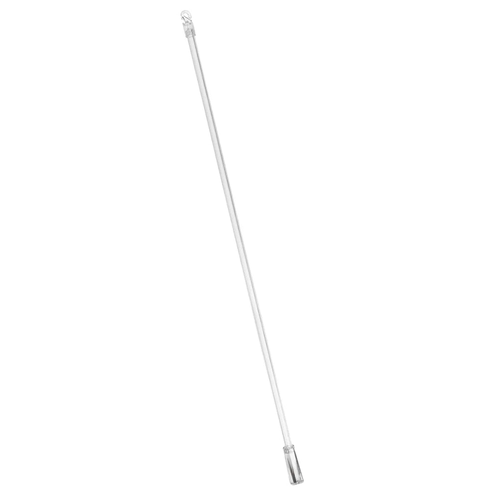 tige store vénitien transparent blanc lisse moderne crochet remplacement rideau fixe minimaliste