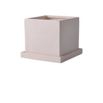 pots fleurs céramique moderne beige uni opaques 11x11x11cm 13x13x13cm 9x9x9cm succulentes