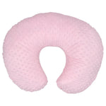 coussin portage bébé doux bleu clair gris rose pâle minky points quatre saisons confortable