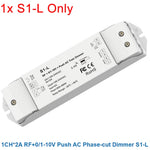 interrupteur lumière blanc moderne variateur rf push triac dimmer ac phase cut 240w pwm