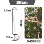 crochet arbre noir argenté moderne adhésif 18cm 26cm 36cm 6cm 12cm 16cm jardinage plantation