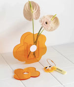 vase géométrique moderne transparent coloré décoration maison table centerpiece floral