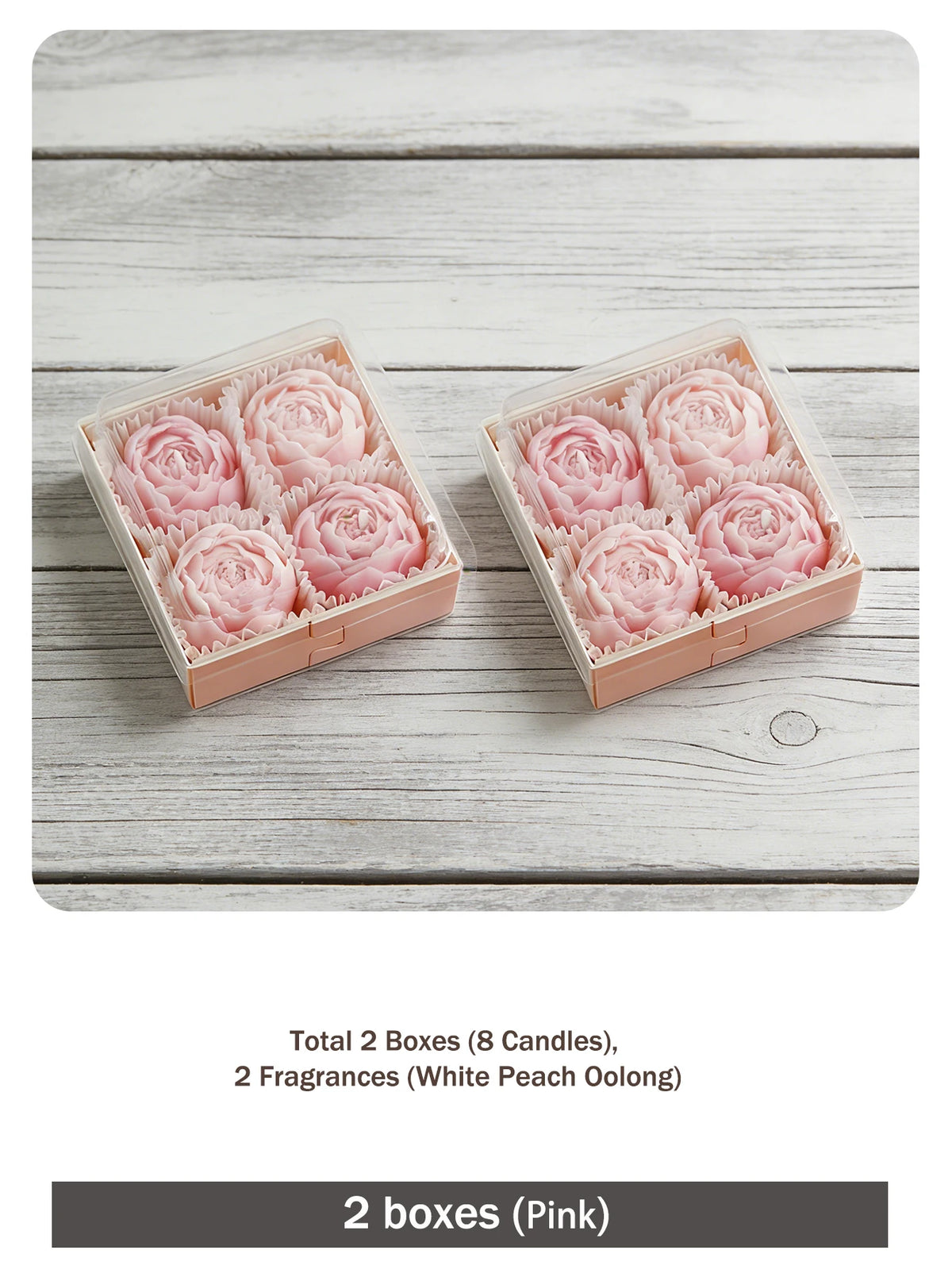 bougies parfumées rose fleur aromathérapie élégantes mariage cadeau femme anniversaire saint valentin