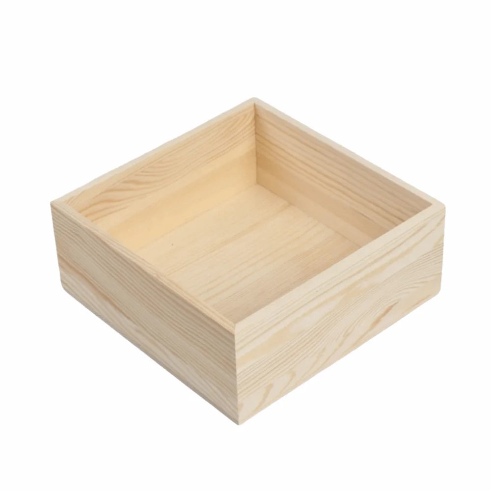 boîtes rangement bois réutilisables modernes kit médical minimaliste naturel clair grain bois opaque