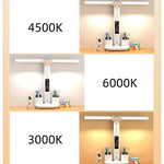 lampe led rechargeable affichage numerique port usb blanc moderne