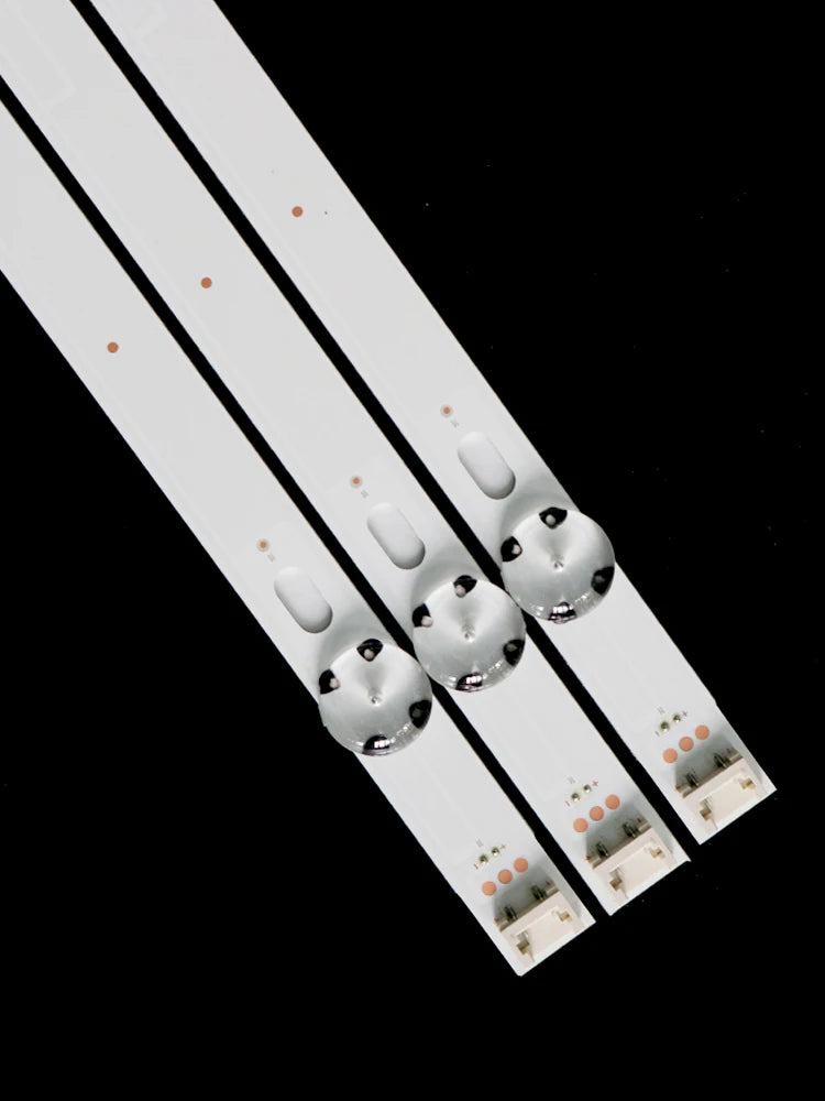 barres lumineuses led argenté blanc industriel 83cm alimentation dynamique aluminium fixations vissées