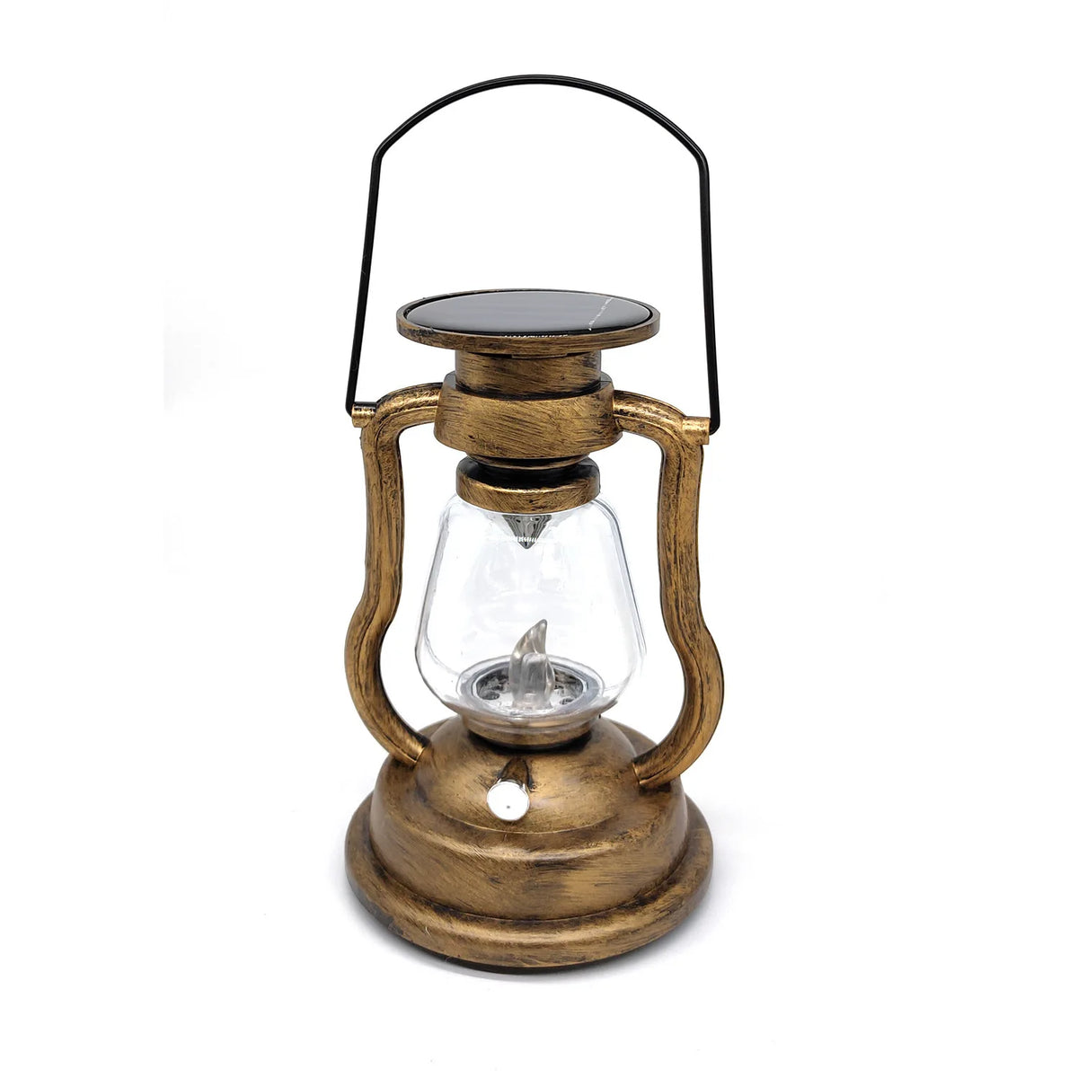 lanterne vintage bronze rétro verre transparent métal opaques anneaux suspensionextérieur camping
