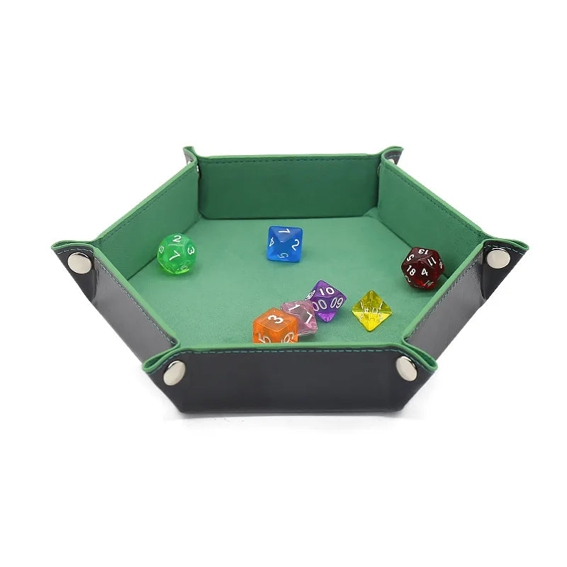 plateau jeu dés violet velours moderne bleu vert rouge noir marron