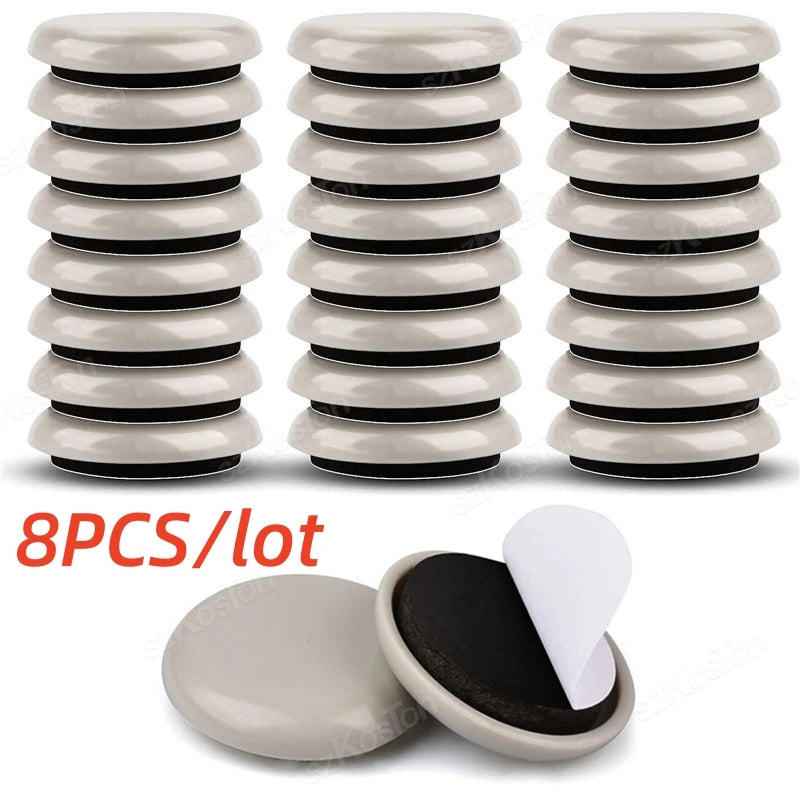 protecteurs pieds meubles adhésifs auto collants rond lisse moderne beige noir 25mm 30mm 35mm