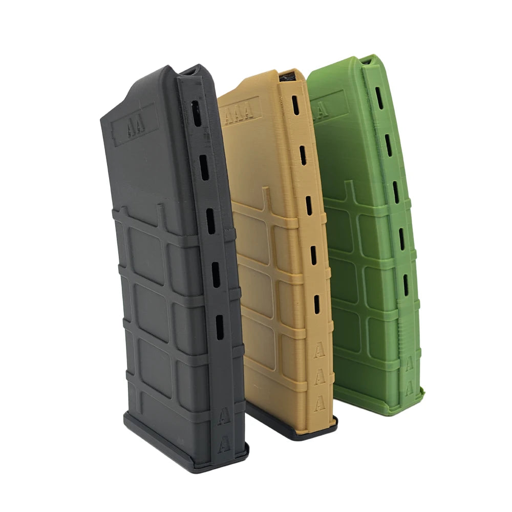 chargeur d'arme feu moderne robuste noir marron vert rainures opaques