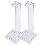 porte clés support transparent moderne plastique sans motif chaines métalliques
