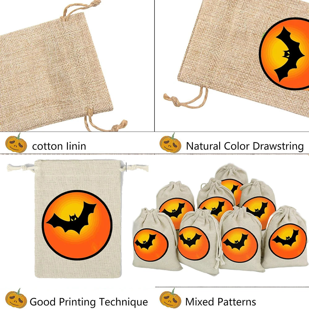 assiettes fantômes halloween citrouilles monstres serviettes gobellets sacs bonbons napkins bannières