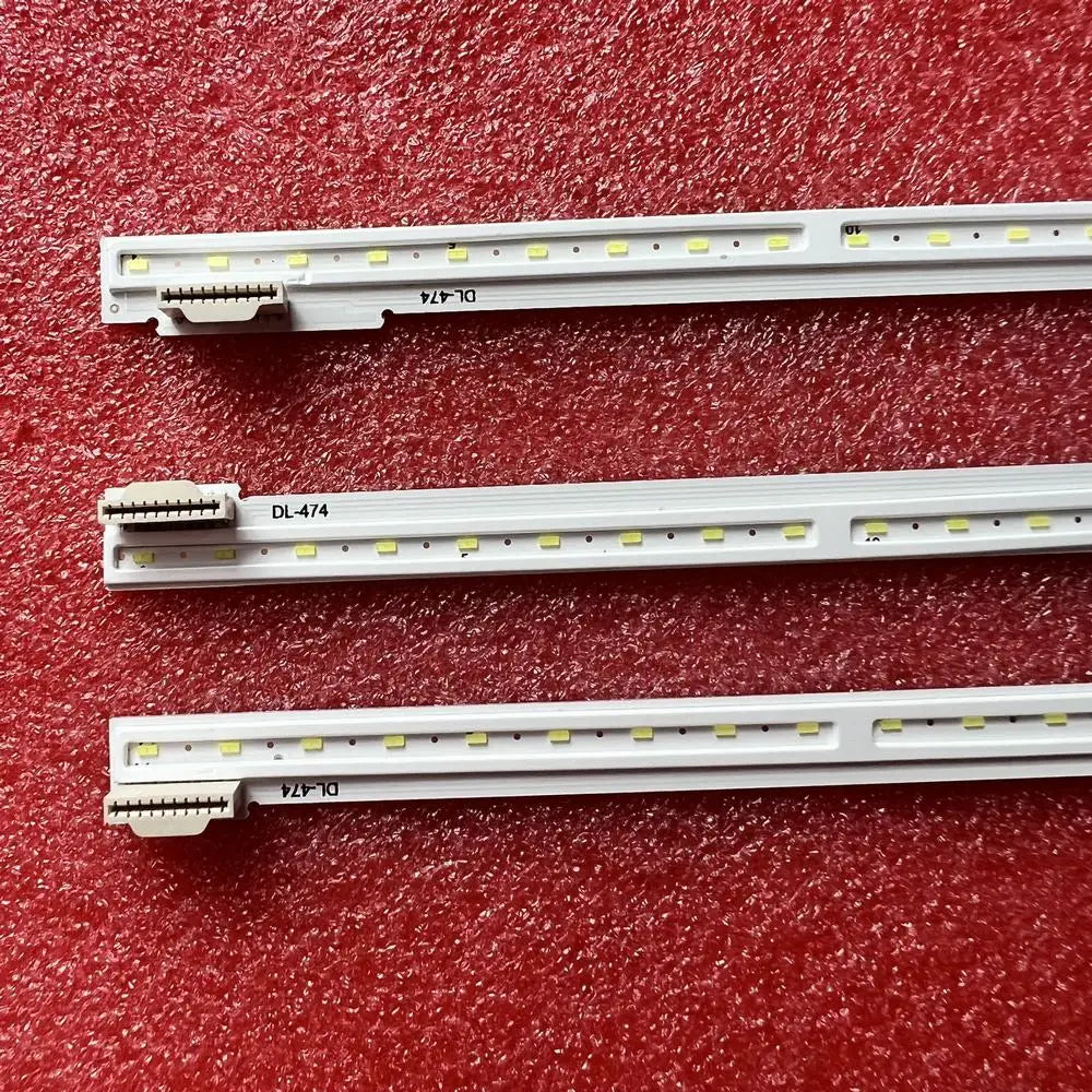 barres lumineuses led blanc modernes clips fixation sans cable aluminium