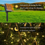 guirlande lumineuse solaire 30m multicolore modes ip67 moderne extérieur festive