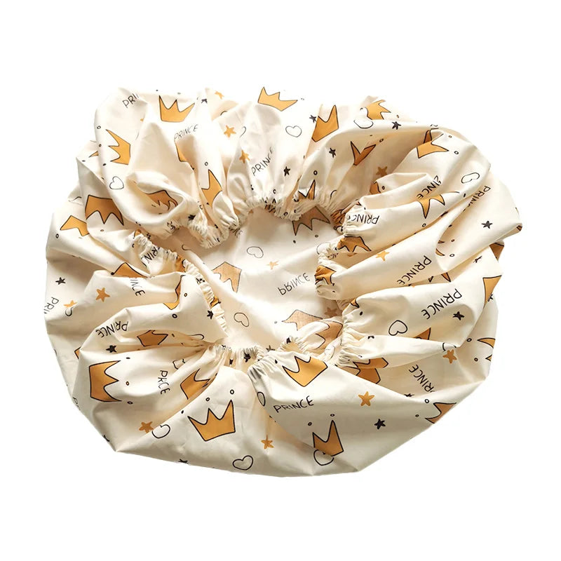 drap housse lit bébé coton motif oiseau étoile enfant chambre moderne blanc jaune gris