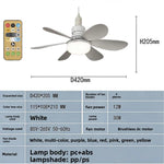 ventilateur lumière led 30w 40w blanc moderne télécommande éclairage salon