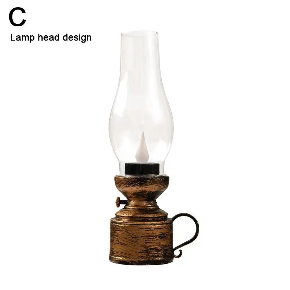 lampe huile led transparente vintage blanche noire bronze doré brillante maison mariage ambiance festive