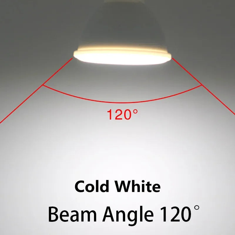 ampoules led e27 e14 mr16 gu10 6w blanc mat moderne 24 120 degrés 220v