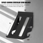support mural scie circulaire acier inoxydable industriel fixations murales rangement atelier garage