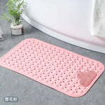 tapis bain antidérapant gris texturé drainage nuage minimaliste adhésif ventouses