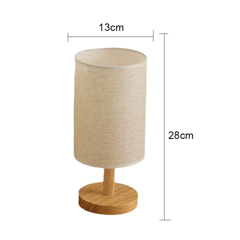lampe table moderne abatjour texturé bois clair fleurs vert rouge LED USB