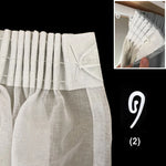 crochets rideau moderne adhésif rideau polonais blanc noir doré accessoires fenêtre
