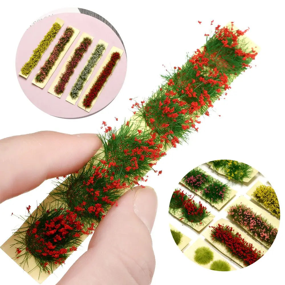 rubans decoratifs fleurs artificielles vert rouge jaune blanc rose pastorales jardin bricolage decoration table