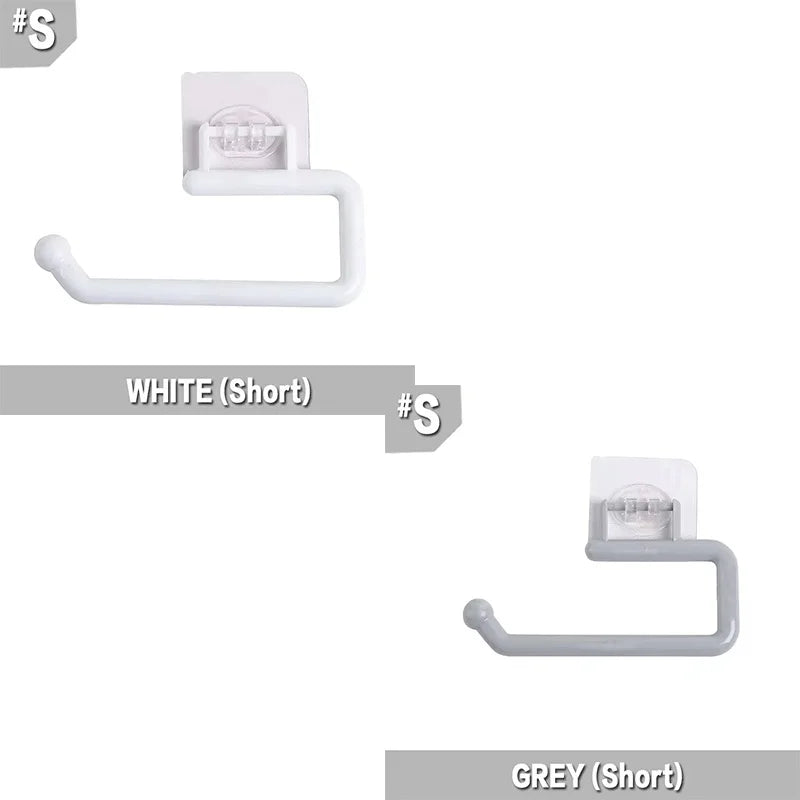 porte serviettes mural blanc motif carottes chats adhésif moderne cuisine salle bain tissue holder