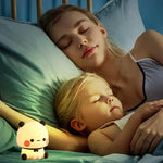 veilleuse nuit panda mignon blanc noir orange modes dimmable tactile enfant chambre maison