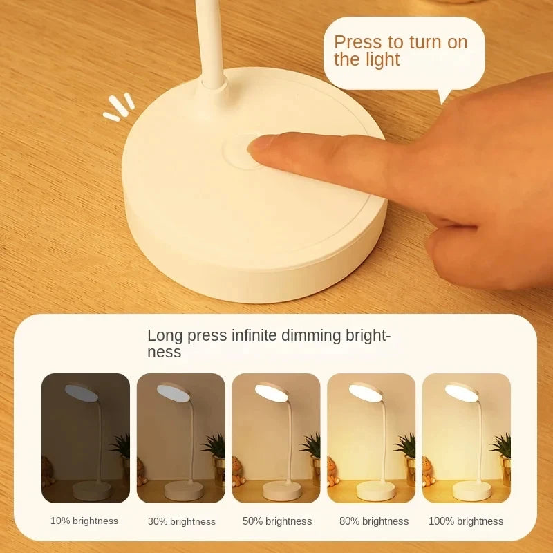 lampe rechargeable led moderne interrupteur poussoir éclairage lecture blanc minimaliste