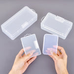 boîtes rangement transparentes multifonctionnelles poignées pratiques scies ciseaux bobines fil