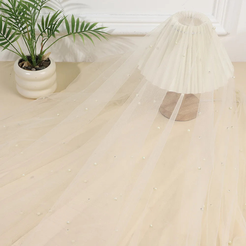 serviette table décorative tulle blanc mariage fête élégante