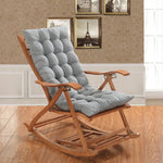 coussin épais rocking chair beiges tufted mousse pe polyester ruban confortable chaise longue toutes