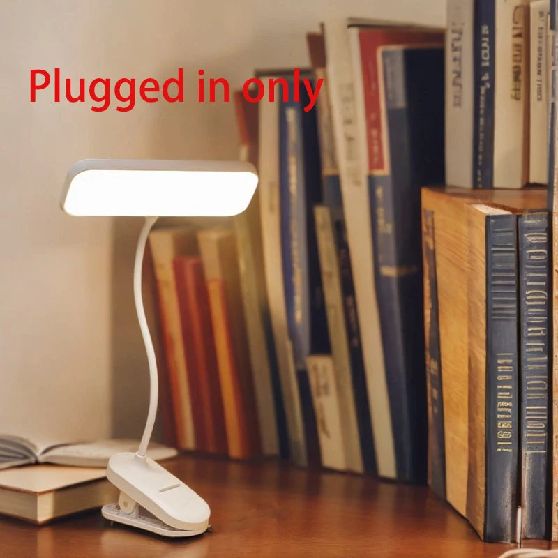 lampe moderne rechargeable led blanc clipser étudiant chambre dormir étude USB