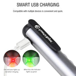lampe poche rechargeable led ultra lumineuse pince aimant étanche camping