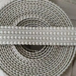 bande moulure murale flexible auto adhésive 3m blanc gris billes alignées décoration minimaliste
