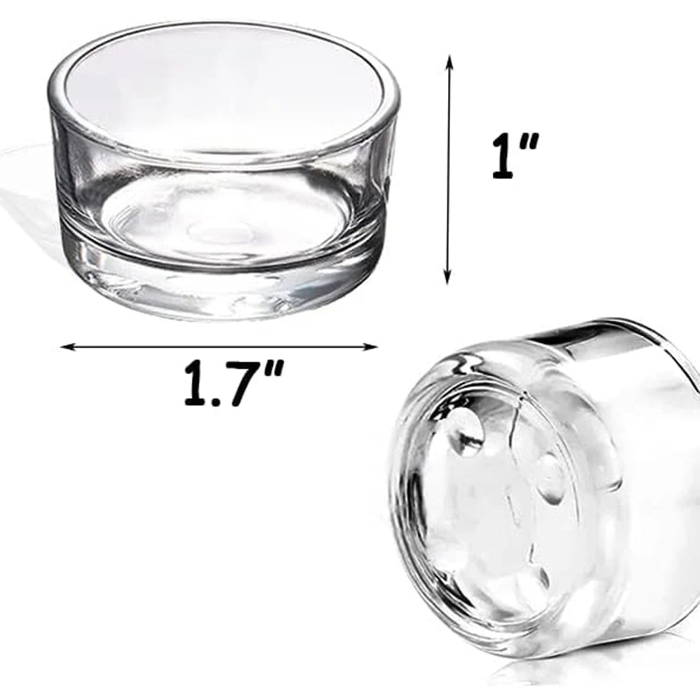 coupes verre transparentes minimalistes décoration maison pack 12pcs 24pcs
