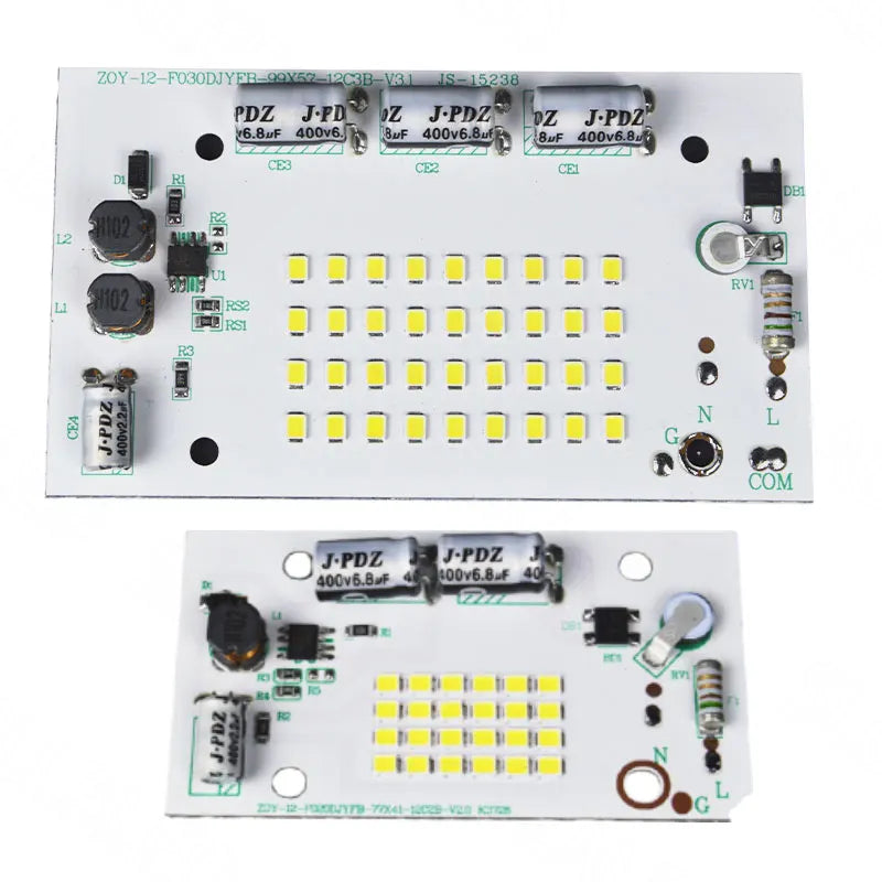 plaque led 20w 50w smd2835 blanc matrice carrée dob super brillante intérieur extérieur
