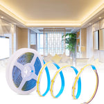 ruban led flexible 840leds rgb cct 24v 50000h adhésif moderne blanc rouge bleu vert