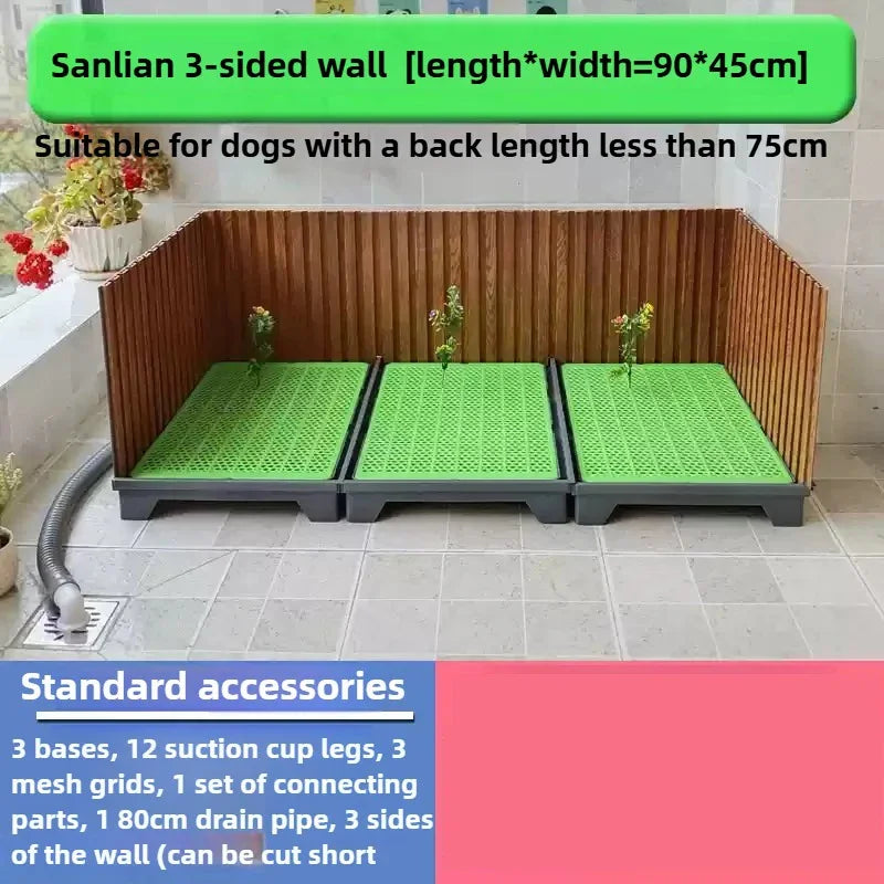 bac urine chien vert noir drainage moderne pompe vidange