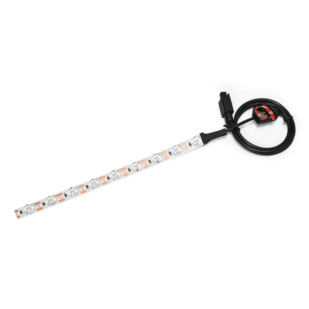 ruban led flexible haute luminosité aimantée imprimeur bambu blanc moderne clips