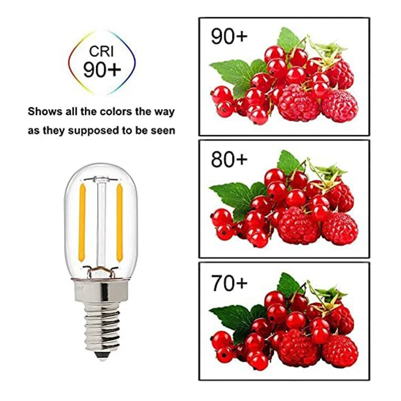 ampoule led e14 transparente filament doré 24v 360° moderne vintage 249 lumens 20000h