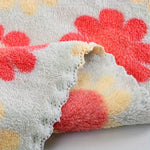 serviettes bohèmes fleuries gris rouge orange jaune ultra absorbantes séchage rapide douces moderne salon