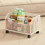 panier roulettes blanc réutilisable respectueux environnement moderne maille utilisation multiple livres sacs dos collations